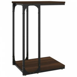vidaXL Barna tölgyszínű szerelt fa kisasztal 40 x 30 x 60 cm (825821)