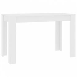 vidaXL Fehér forgácslap étkezőasztal 120 x 60 x 76 cm (800432) - plaza8