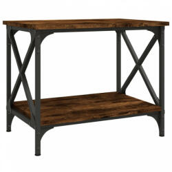 vidaXL Barna tölgyszínű szerelt fa kisasztal 55 x 38 x 45 cm (823331) - plaza8
