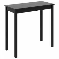 vidaXL Fekete mdf bárasztal 115 x 55 x 107 cm (240378) - plaza8