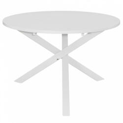 vidaXL Fehér mdf étkezőasztal 120 x 75 cm (247632) - plaza8