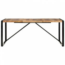 vidaXL Paliszander felületű tömör fa étkezőasztal 180 x 90 x 75 cm (321542) - plaza8