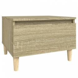 vidaXL Sonoma-tölgyszínű szerelt fa kisasztal 50x46x35 cm (819506)
