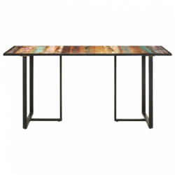 vidaXL Tömör újrahasznosított fa étkezőasztal 160 cm (320694) - plaza8