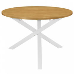 vidaXL Fehér mdf étkezőasztal 120 x 75 cm (247631) - plaza8