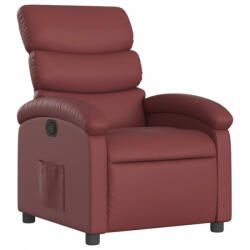 vidaXL Bordó műbőr dönthető fotel (371717) - plaza8