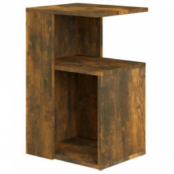 vidaXL Füstös tölgy színű szerelt fa kisasztal 36 x 30 x 56 cm (815189)