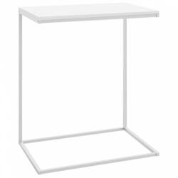 vidaXL Fehér szerelt fa kisasztal 55 x 35 x 66 cm (336134) - plaza8