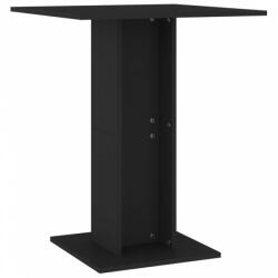 vidaXL Fekete forgácslap bisztróasztal 60 x 60 x 75 cm (802103) - plaza8