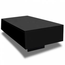 vidaXL Magasfényű fekete dohányzóasztal (244024) - plaza8