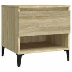 vidaXL Sonoma-tölgyszínű szerelt fa kisasztal 50 x 46 x 50 cm (819554)