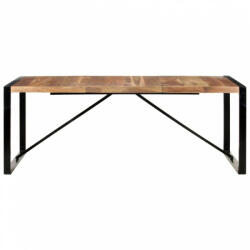 vidaXL Paliszander felületű tömör fa étkezőasztal 200 x 100 x 75 cm (321543) - plaza8