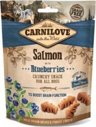 CARNILOVE Dog Crunchy Snack Lazac - Áfonya 200 g ( Salmon - Blueberries )