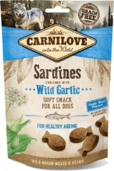 CARNILOVE Dog Semi Moist Snack Szardínia - Vad fokhagyma 200 g ( Sardines - Wild Garlic )