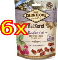 CARNILOVE Dog Crunchy Snack Makréla - Málna 6 x 200 g ( Mackerel - Raspberries )