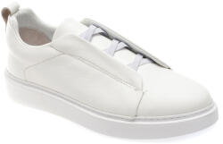 AXXELLL Pantofi casual AXXELLL albi, 7178, din piele naturala 43
