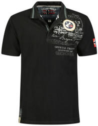 Geographical Norway tricou polo pentru bărbați KARUEN MEN Negru M