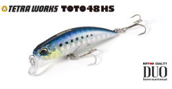 Duo TETRA WORKS TOTO 48HS 4.8cm 4.3gr GJA0101 Zebra Glow