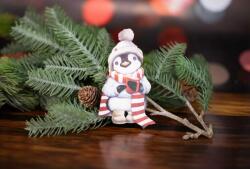 Minikek Karácsonyi dekoráció pingvin 11cm