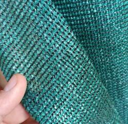 Minikek Vastag szövésű árnyékoló háló zöld 98%-os belátásgátló 2x15m UV álló 200gr