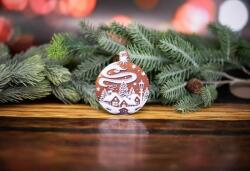 Minikek Mézeskalács karácsonyi dekoráció függő - 8.5cm