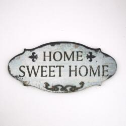 Minikek Vintage "Home Sweet Home" dekoráció fa táblácska - *választható méret* - Nagy (14cm)