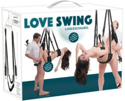 ORION Leagăn sexual negru cu bretele căptușite Love Swing (4024144534630)