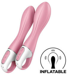 Satisfyer Vibrator anal cu 12 programe Air Pump Vibrator 2 light red (21cm) (4061504038605)