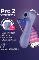 Satisfyer Stimulator Clitoris Satisfyer Pro 2 Generation 3 with Liquid Air lilac Bluetooth/App (4061504051864)