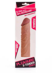 Lovetoy -Extender Prelungitor penis Pleasure X-Tender Penis Sleeve 3 Flesh 19cm (6970260909839)