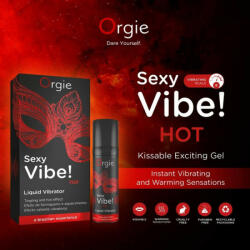 Orgie Gel stimulant Sexy Vibe! HOT Kissable Exciting Gel 15ml (5600298351119)