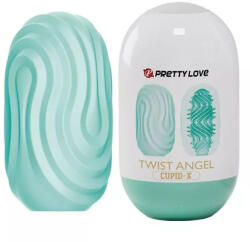 Pretty Love Masturbator flexibil în formă de ou PRETTY LOVE - CUPID-X TWIST ANGEL (6959532326802)