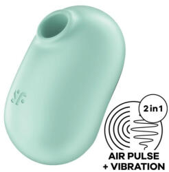 Satisfyer Mini vibrator pentru stimulare clitoridiana Satisfyer Pro To Go 2 mint (9.5cm) (4061504045108)