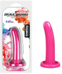 Lovetoy Dildo de mici dimensiuni, fabricat din silicon Lovetoy Silicone Holy Dong-Small Pink 11.5cm (6970260905534) Dildo