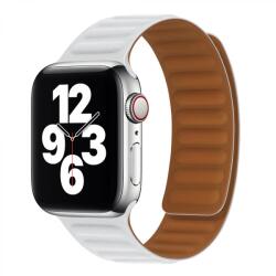 Techsuit Curea pentru Apple Watch 1/2/3/4/5/6/7/8/9/SE/SE 2 (38/40/41mm) - Techsuit Watchband (W035) - White (KF239476)