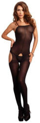 Leg Avenue Opaque Suspender Bodystocking black, Leg Avenue 8195 - OS (714718081328)