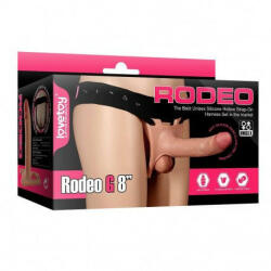 Lovetoy Strap-On din silicon moale Rodeo G 8'' Silicon moale- 20cm (6970260905480)