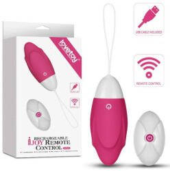 Ijoy Love Toy Ou vibrator cu telecomanda IJOY Wireless Remote Control Rechargeable Egg Pink (6970260907576)