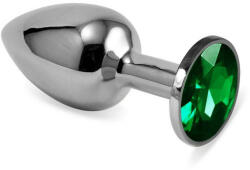Lovetoy Bijuterie anala Small Rosebud Classic Metal Plug Green (6970260903592)
