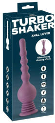 ORION Vibrator anal flexibil, cu ventuza elastica Turbo Shaker Anal Lover ( 27, 7 cm) (4024144241507)