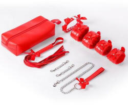 Good Girl Bdsm Set 4 Pieces With Storage Bag Red (5000128047654)