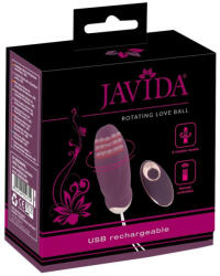 Javida Ou vibrator rotativ cu telecomanda Javida Rotating Love Ball (4024144552719)