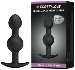 Pretty Love Jucarie anala din silicon PRETTYLOVE Heavy Balls 4.05 (6959532317640)