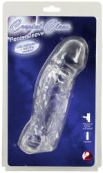 Orion Manson transparent Penis Sleeve with extension and ball ring (19.2 cm) (4024144183418)