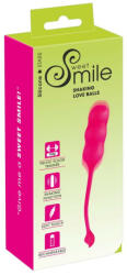 Sweet Smile Bile vaginale 9 moduri de vibratie Shaking Love Balls (21cm) (4024144223503)