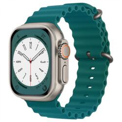 Techsuit Curea pentru Apple Watch 1/2/3/4/5/6/7/8/9/SE/SE 2 (38/40/41mm) - Techsuit Watchband (W038) - Office Green (KF2310826)