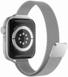 Techsuit Curea pentru Apple Watch 1/2/3/4/5/6/7/8/9/SE/SE 2/Ultra/Ultra 2 (42/44/45/49mm) - Techsuit Watchband (W034) - Silver (KF239500)