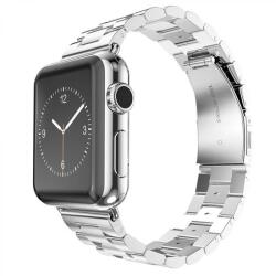 Techsuit Curea pentru Apple Watch 1/2/3/4/5/6/7/8/9/SE/SE 2/Ultra/Ultra 2 (42/44/45/49mm) - Techsuit Watchband (W036) - Silver (KF2317526) - casacuhuse