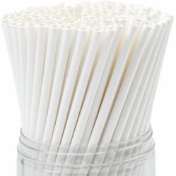 Horecano BARWARE-Хартиени сламки в опаковка 50бр Ø0.6х26.5cm БЕЛИ (HC-93982) 194632 (0193982)