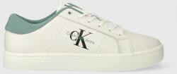 Calvin Klein Jeans bőr sportcipő CLASSIC CUPSOLE LOW ML LTH fehér, YM0YM00864 - fehér Férfi 44 - answear - 44 990 Ft